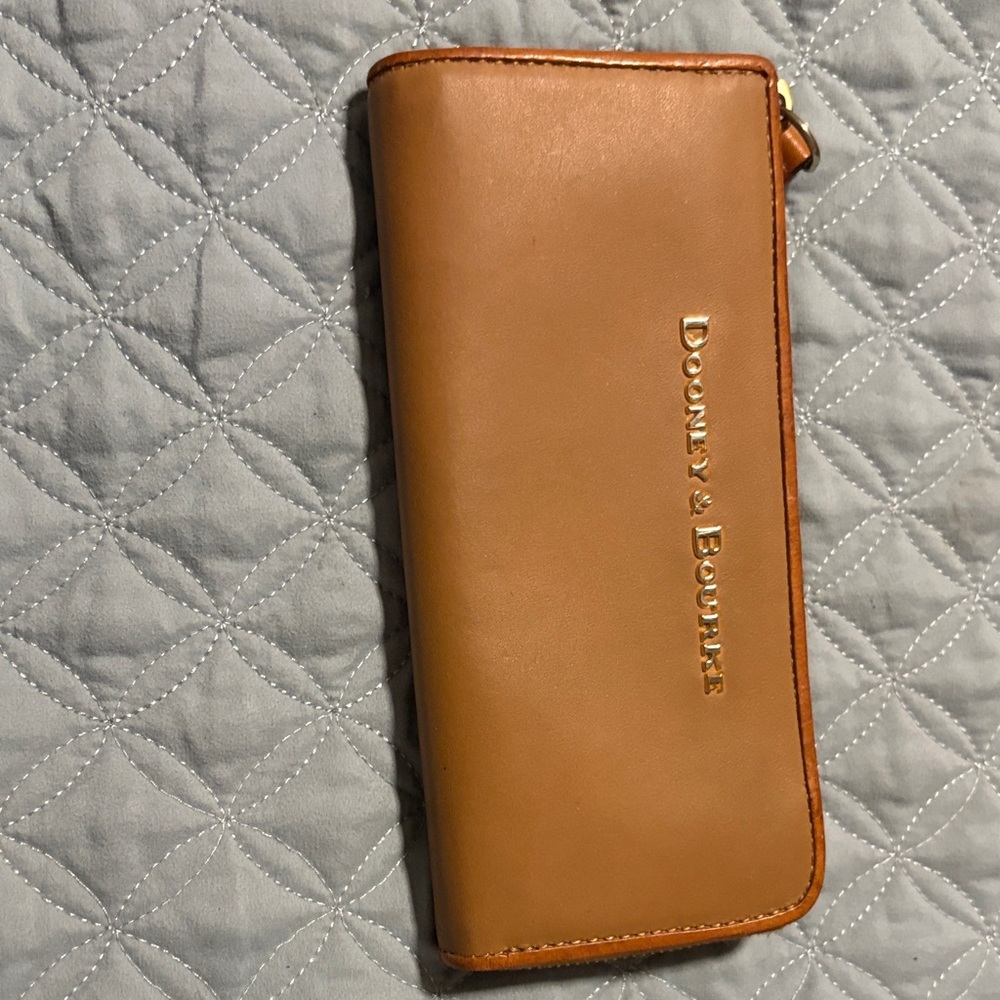 Dooney & Bourke Brown Leather Wallet